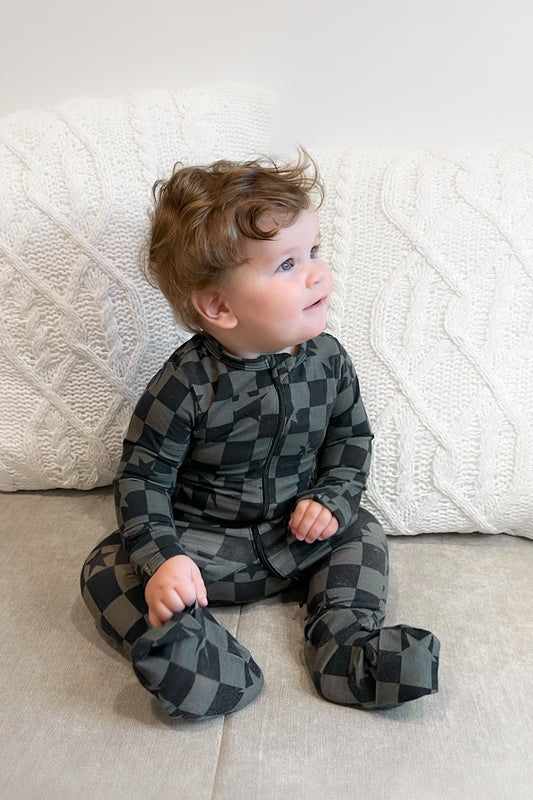 Olive Checkered Star LUXIE®