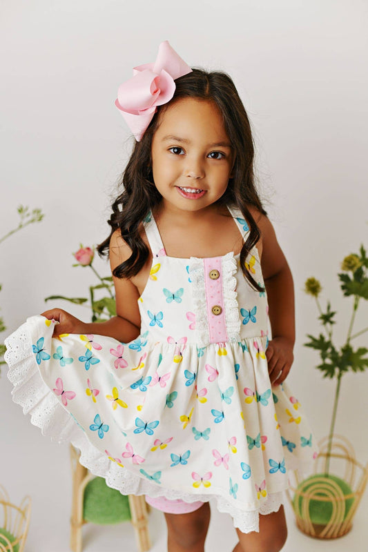 BUTTERFLY GARDEN TUNIC SET