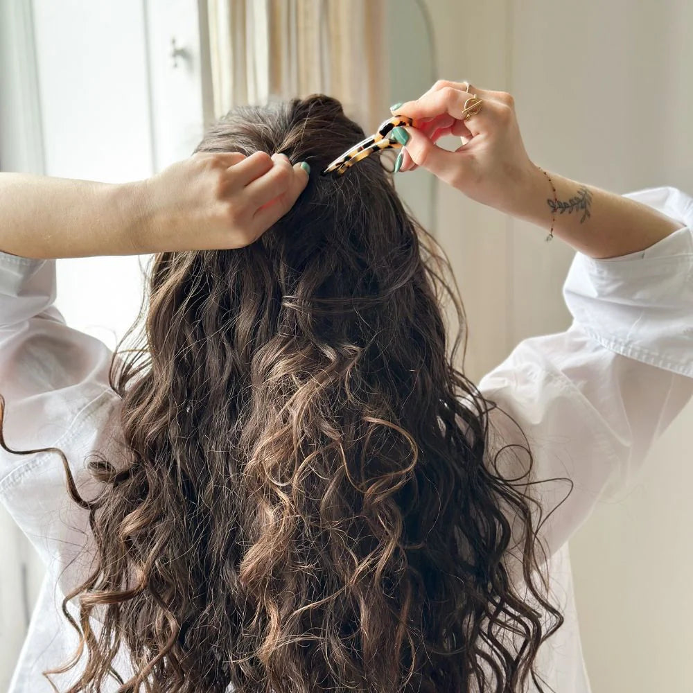 Round Tortoiseshell Hair Pin