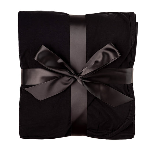 Black | Double Layer Bamboo Adult Blanket