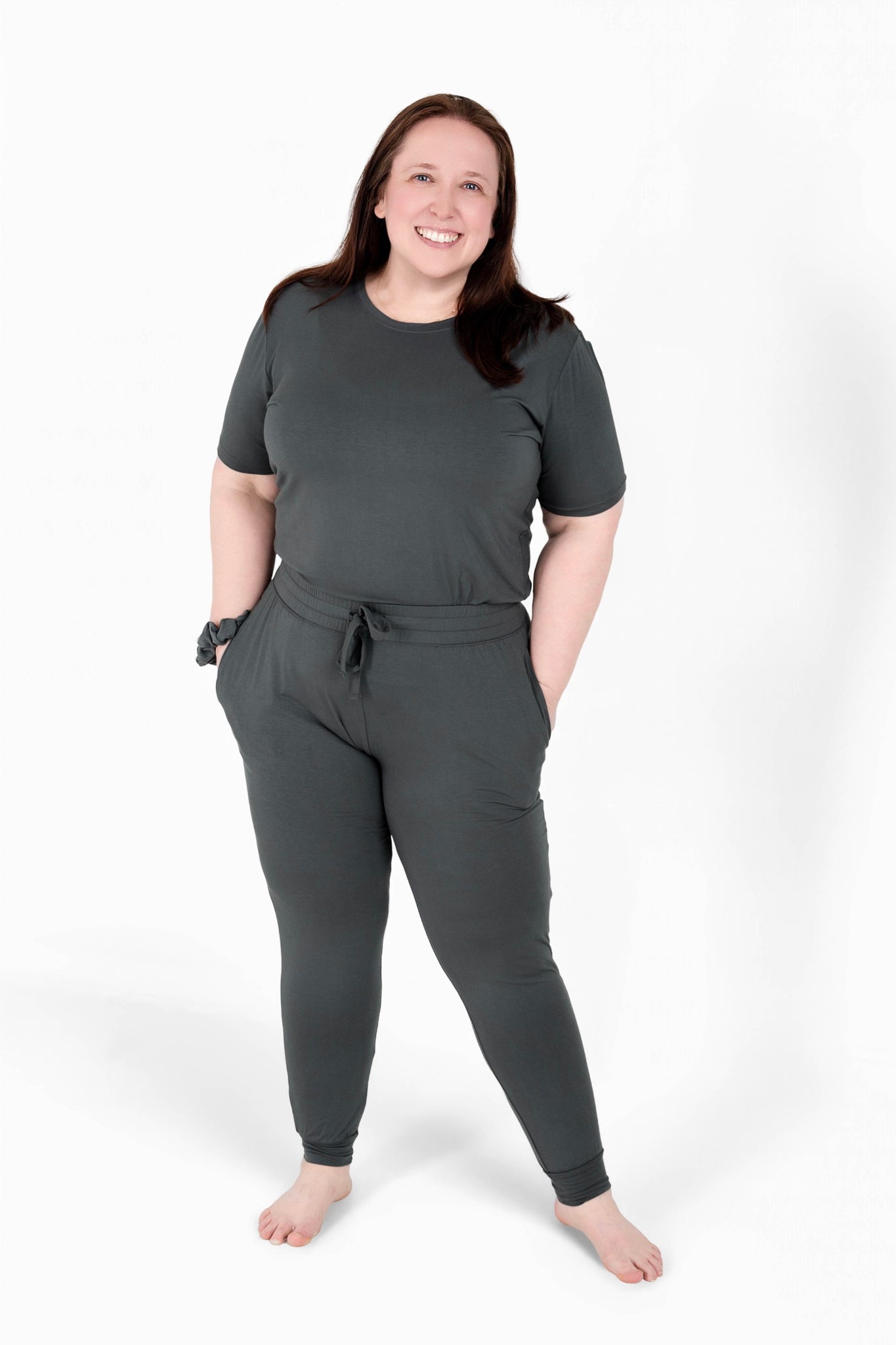 Charcoal | Women's Bamboo Jogger Pajama Pants