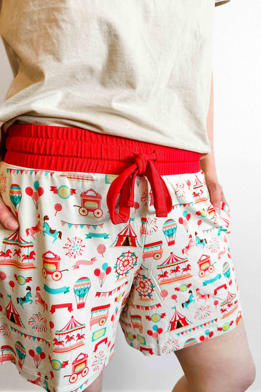 Classic Carnival | Women's Bamboo Pajama Shorts