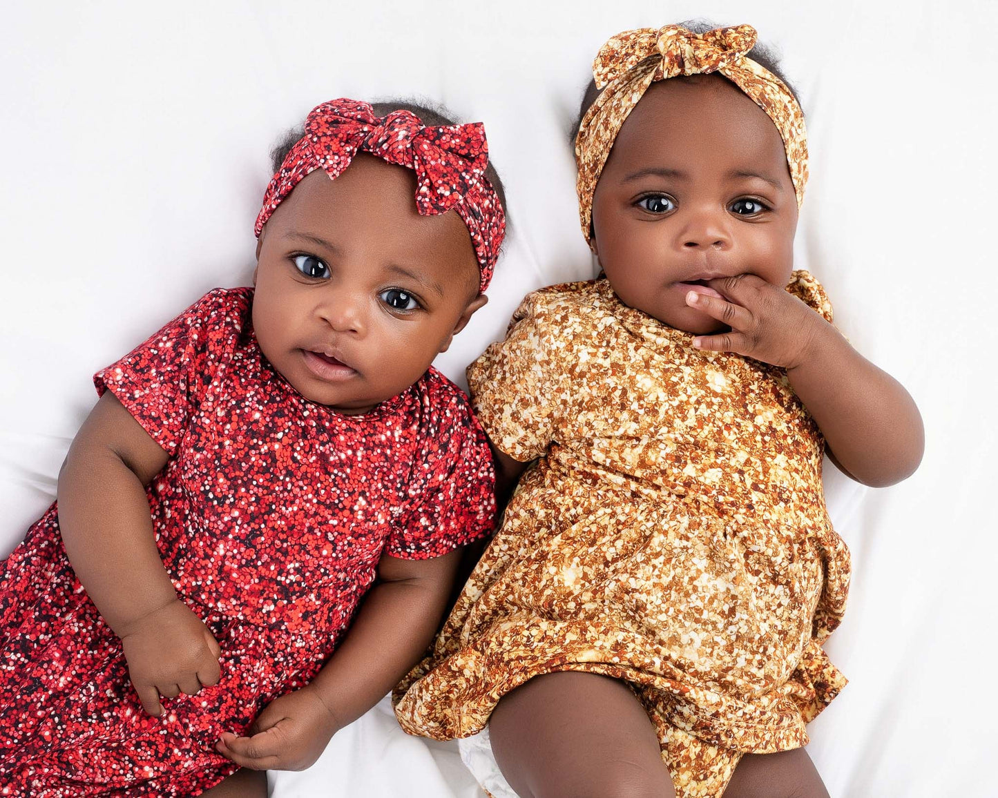 Gold Shimmer | Baby & Toddler Bamboo Bodysuit Dress