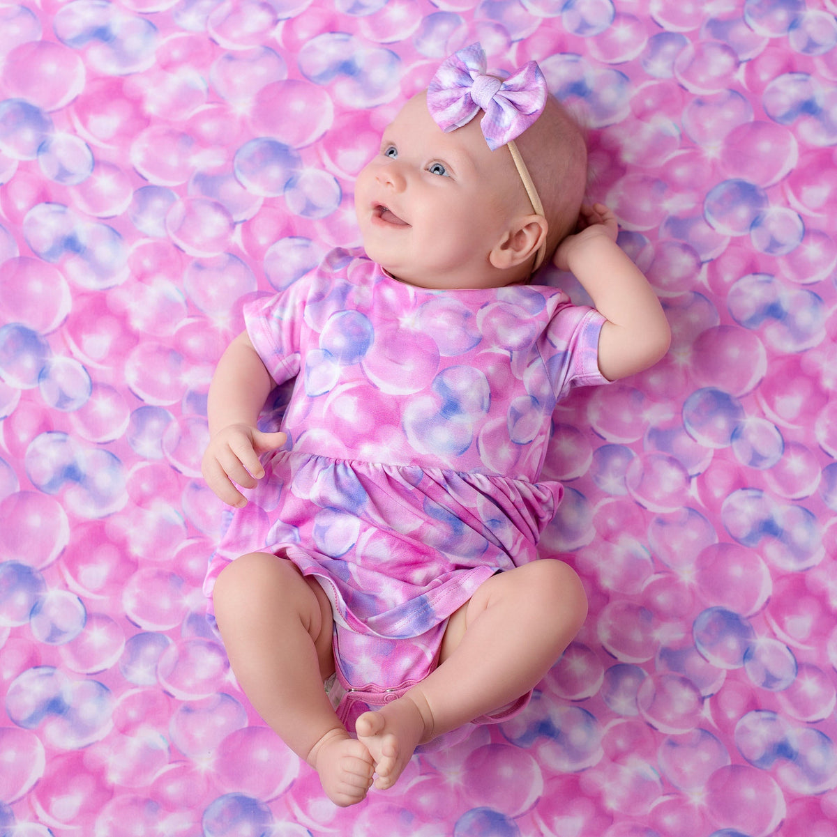 Wicked Cute | Bubbles | Bamboo Crib Sheet