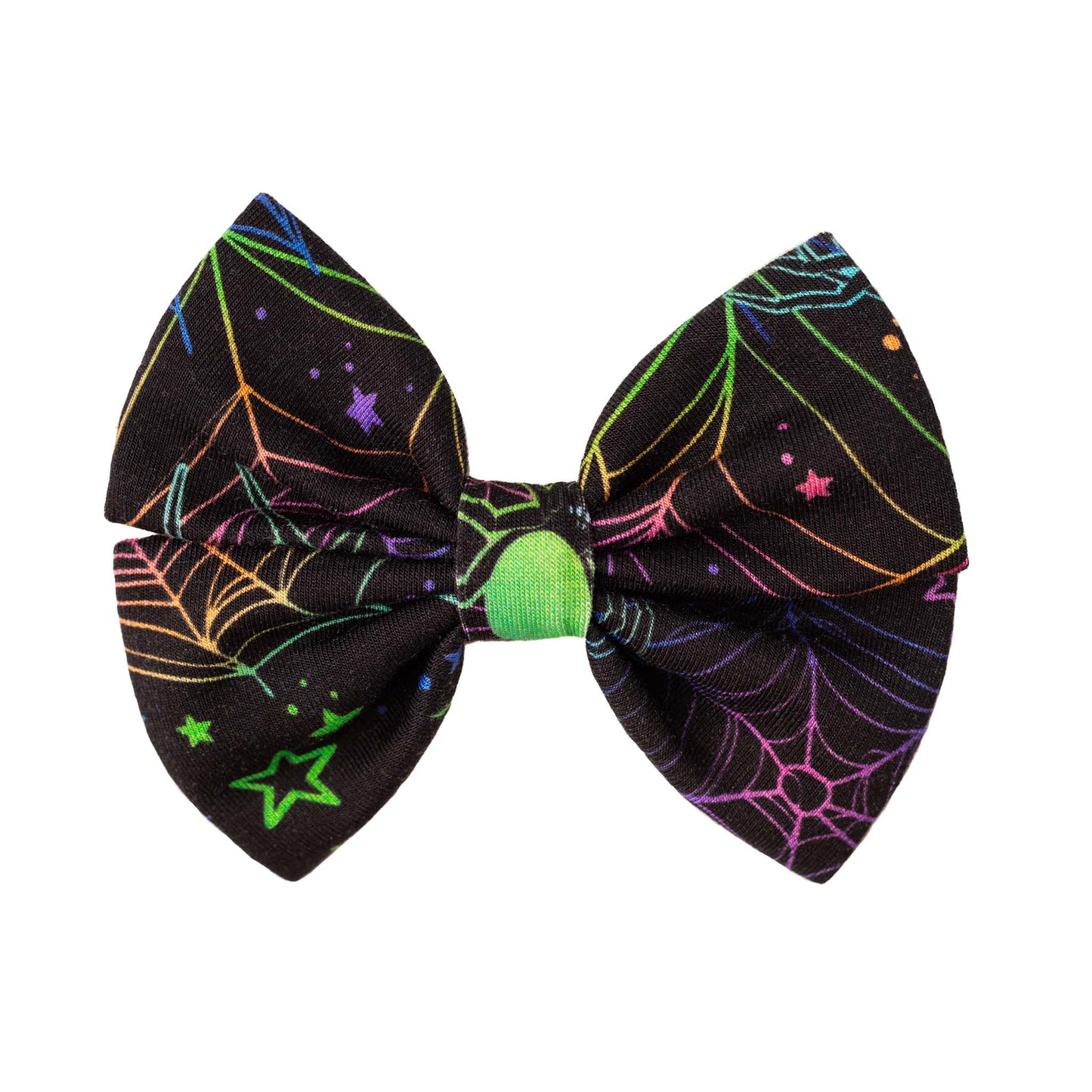 Halloween | Spooky Webs | Bamboo Small Clip on Bow