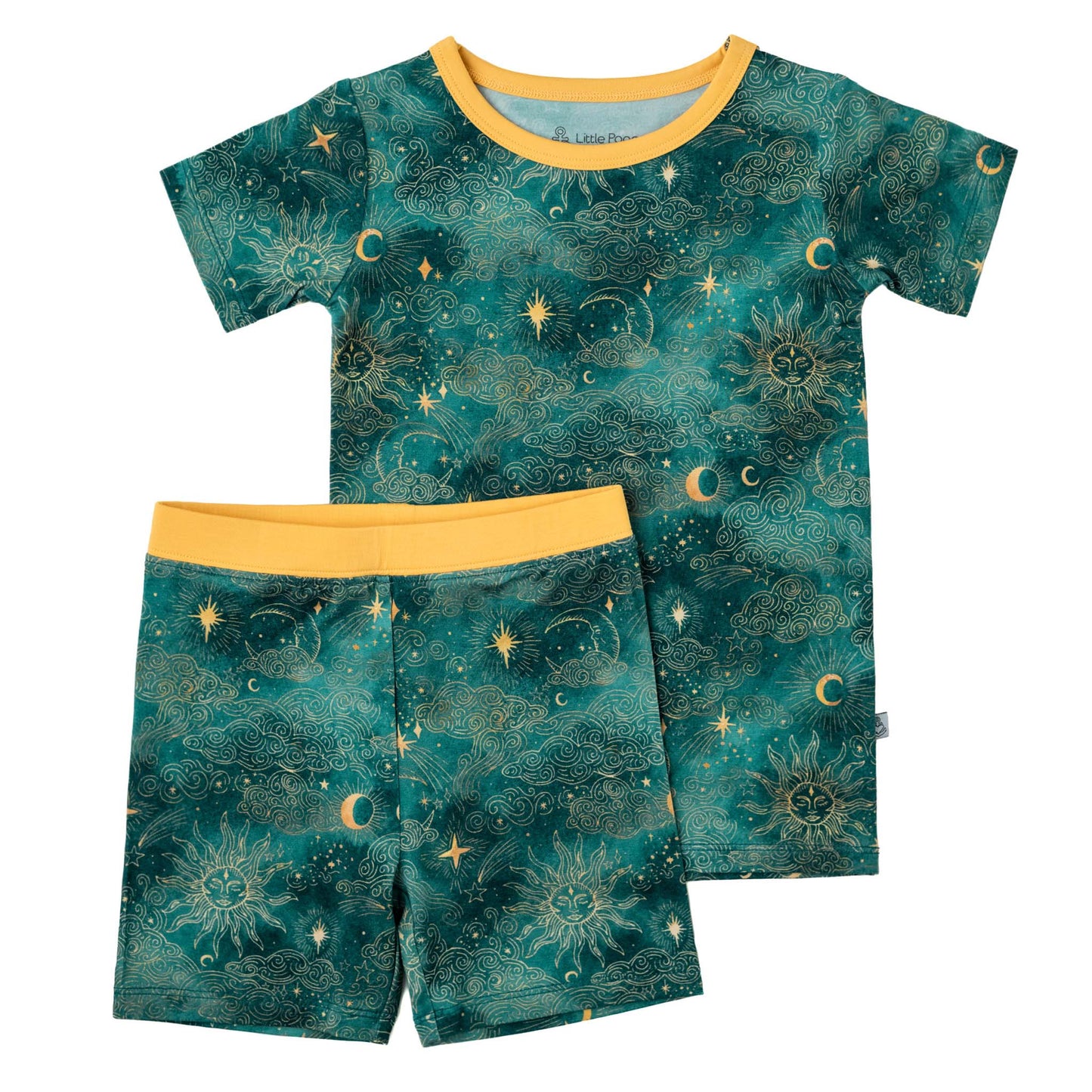 Dreamy Skies | Two-Piece Bamboo Short Sleeve Toddler & Kids Apparel Set