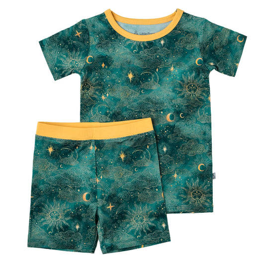Dreamy Skies | Two-Piece Bamboo Short Sleeve Toddler & Kids Apparel Set