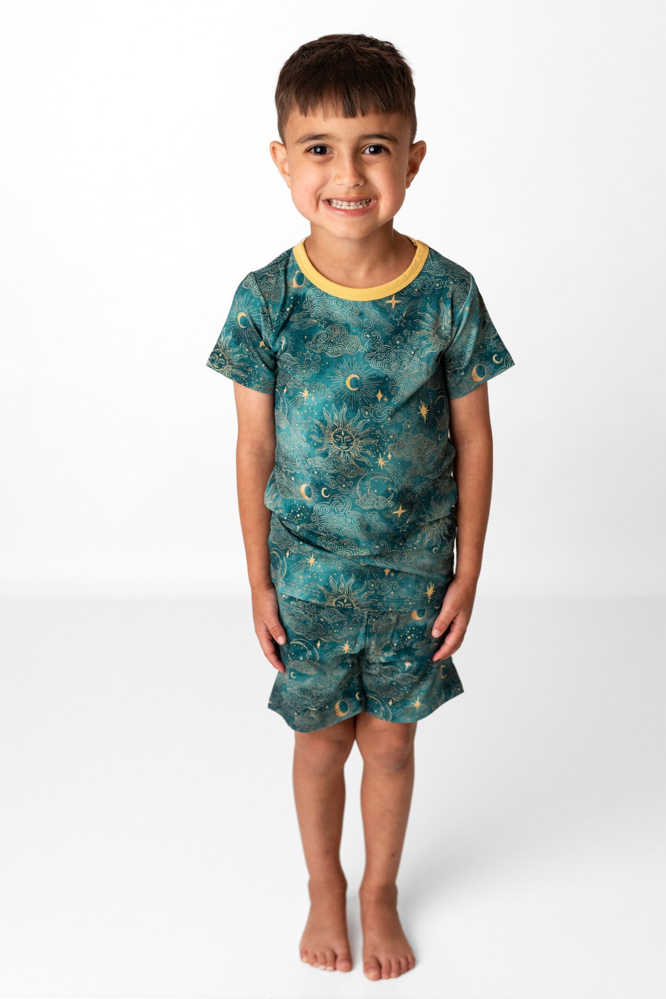 Dreamy Skies | Two-Piece Bamboo Short Sleeve Toddler & Kids Apparel Set