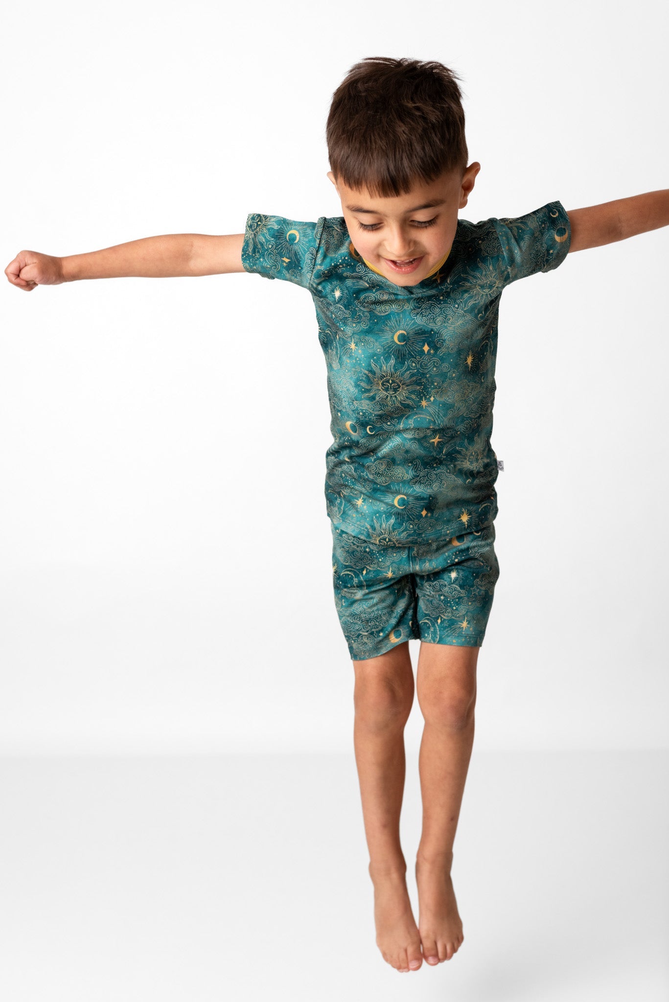 Dreamy Skies | Two-Piece Bamboo Short Sleeve Toddler & Kids Apparel Set