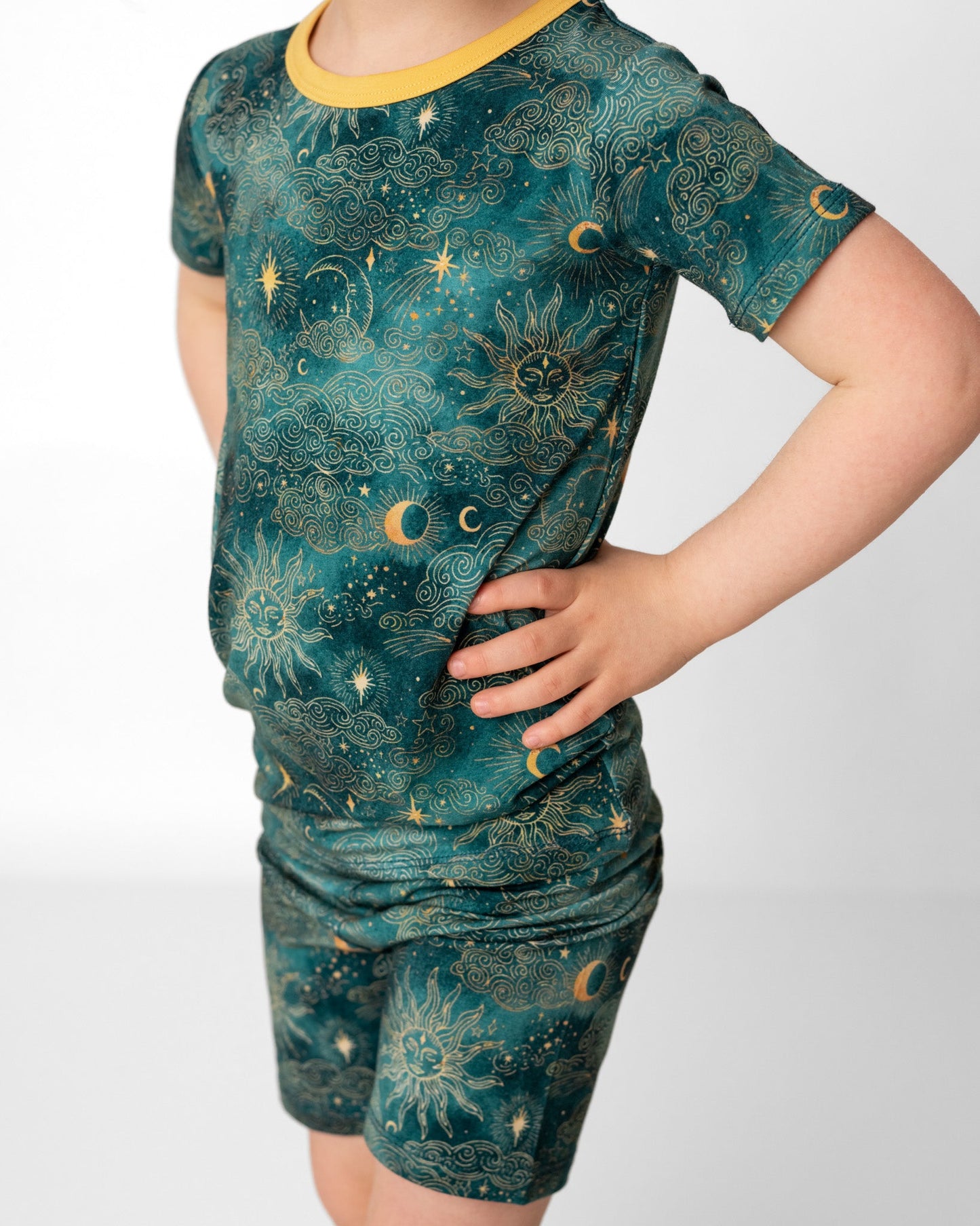 Dreamy Skies | Two-Piece Bamboo Short Sleeve Toddler & Kids Apparel Set