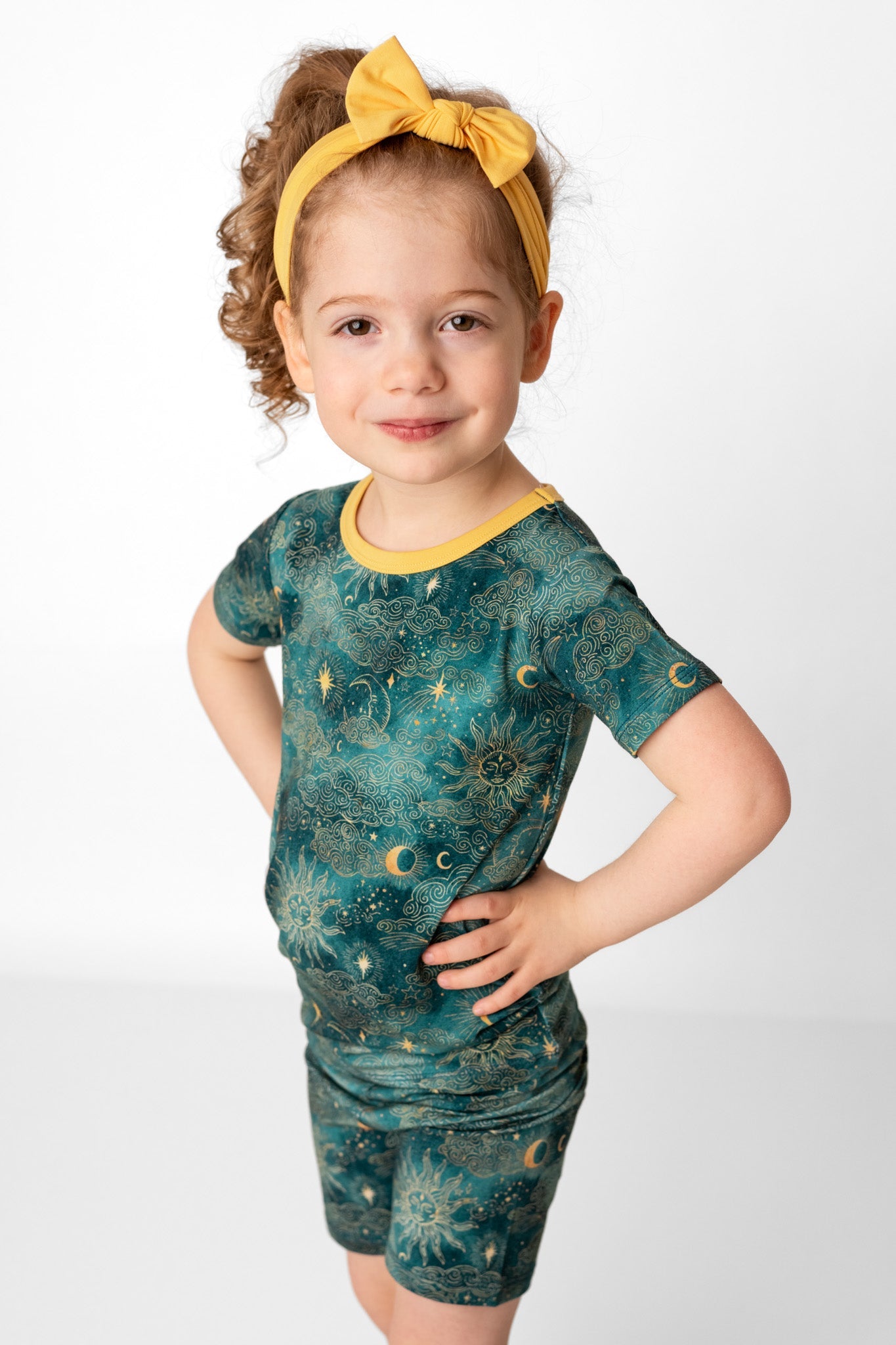 Dreamy Skies | Two-Piece Bamboo Short Sleeve Toddler & Kids Apparel Set