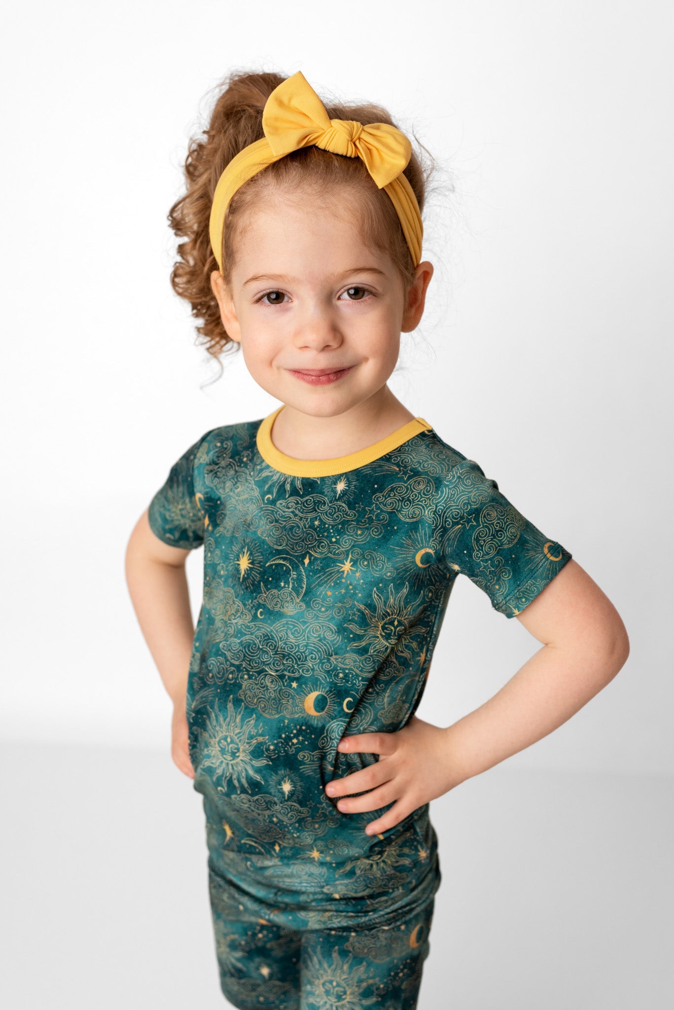 Dreamy Skies | Two-Piece Bamboo Short Sleeve Toddler & Kids Apparel Set
