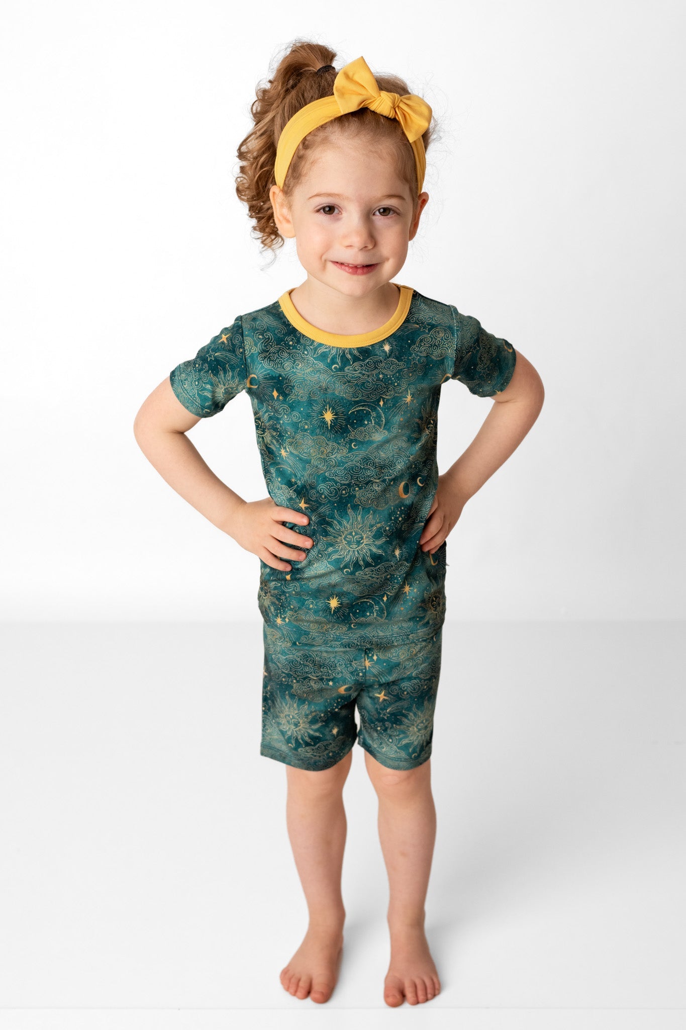 Dreamy Skies | Two-Piece Bamboo Short Sleeve Toddler & Kids Apparel Set