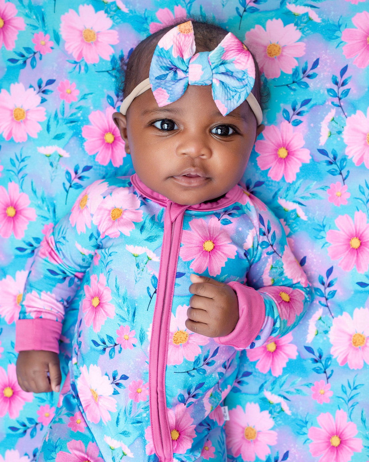 Dreamy Cosmos | Convertible Bamboo Zipper Baby Pajamas