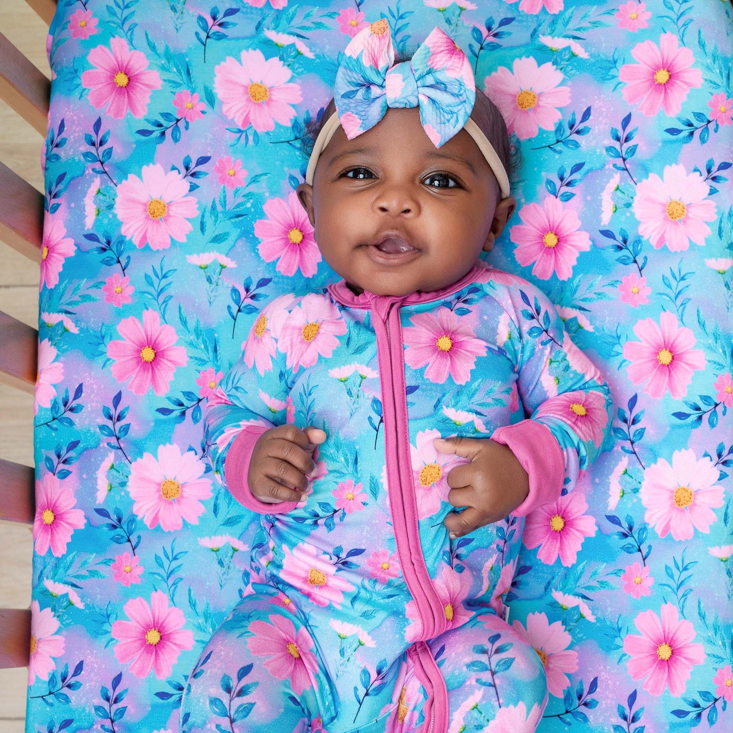 Dreamy Cosmos | Convertible Bamboo Zipper Baby Pajamas