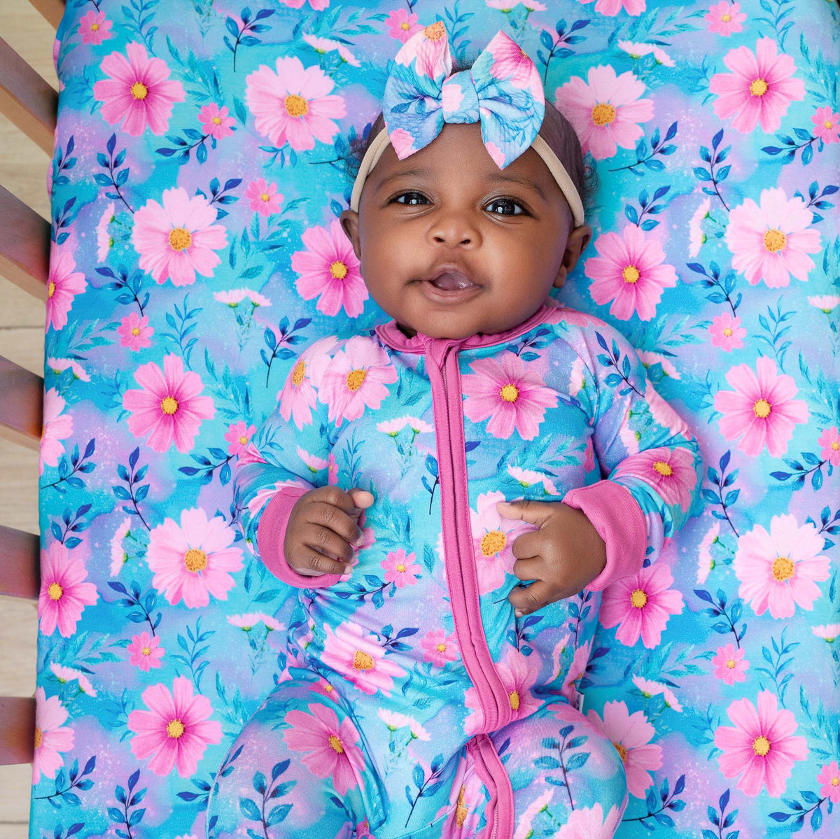 Dreamy Cosmos | Convertible Bamboo Zipper Baby Pajamas