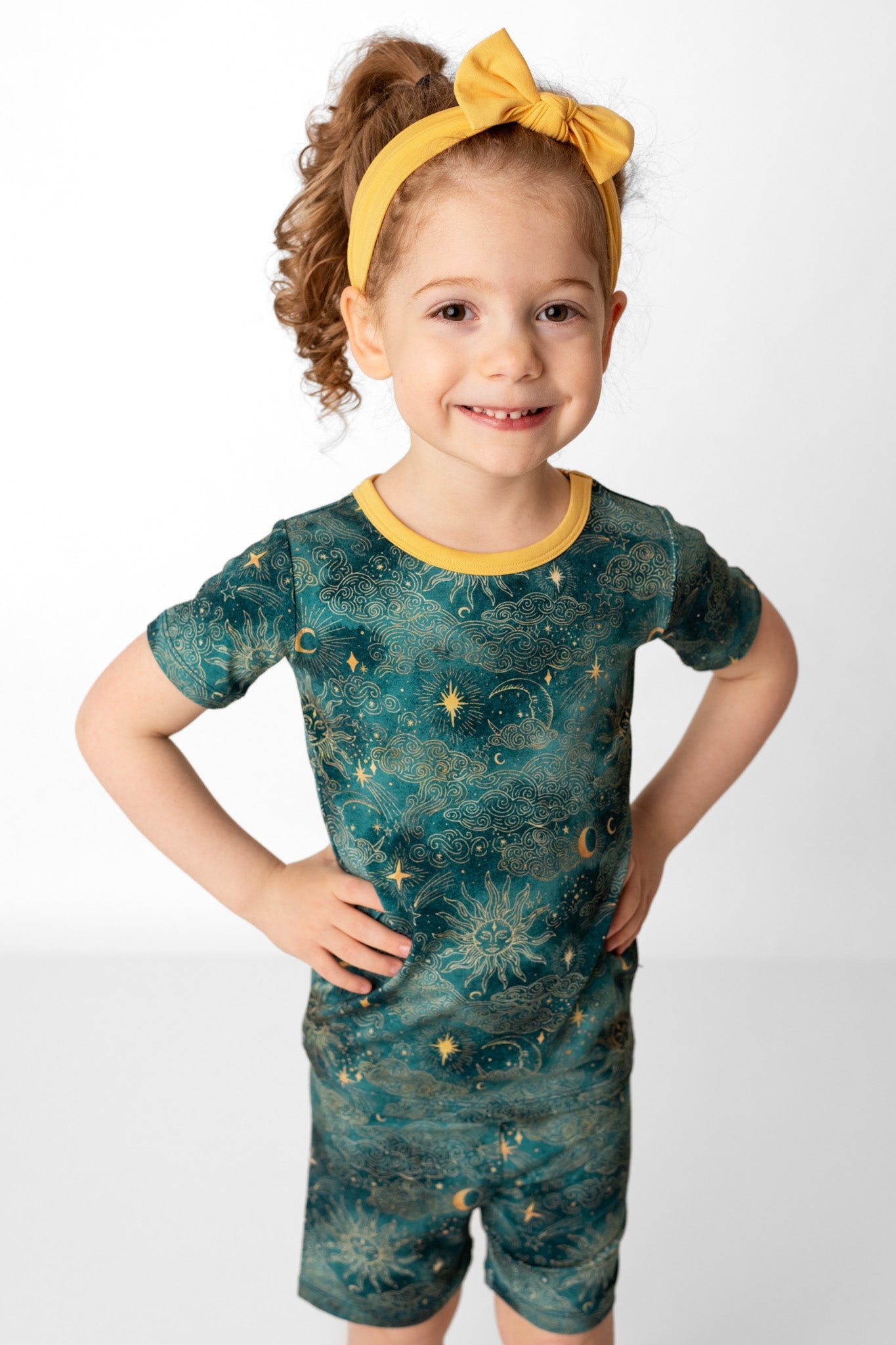 Dreamy Skies | Two-Piece Bamboo Short Sleeve Toddler & Kids Apparel Set