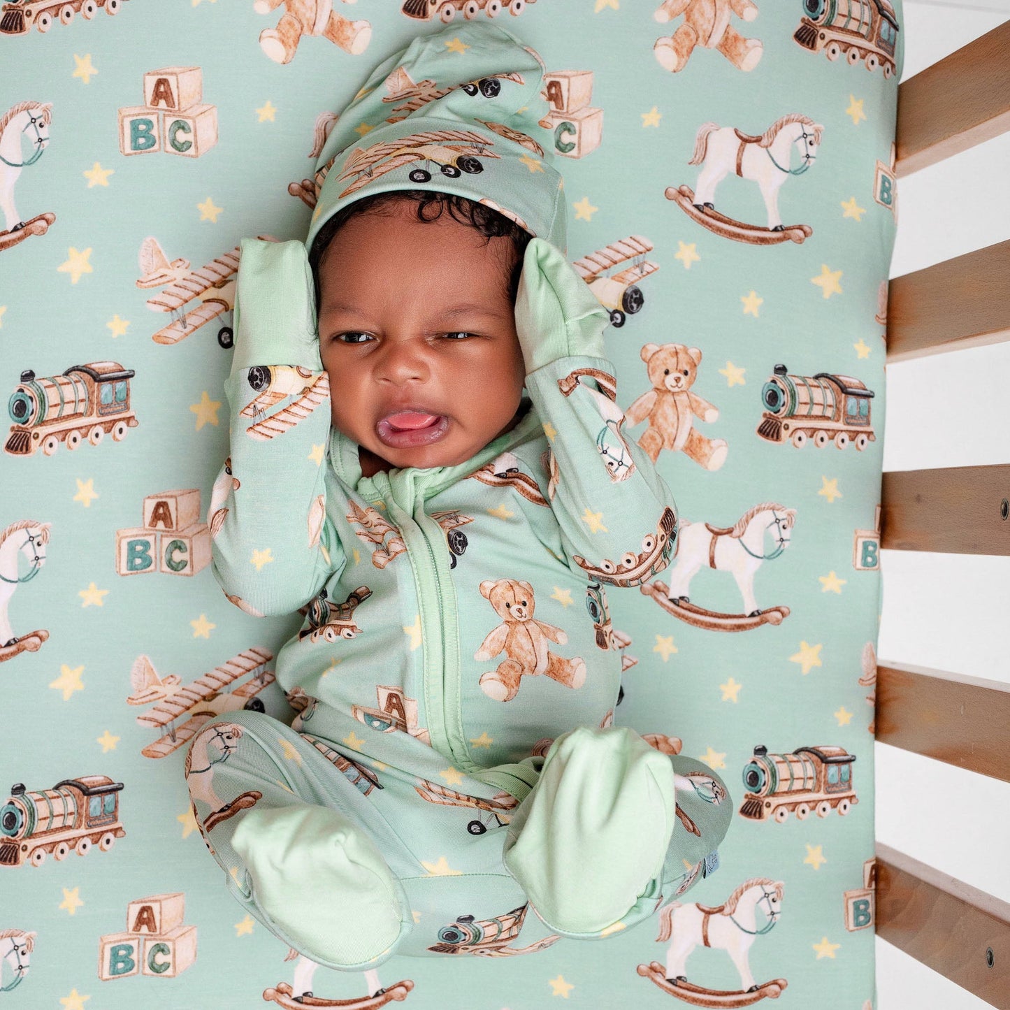 Vintage Toys | Bamboo Crib Sheet