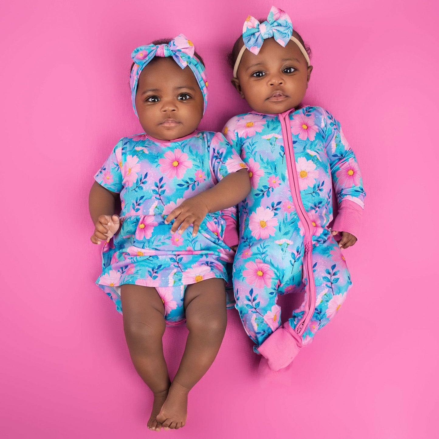 Dreamy Cosmos | Convertible Bamboo Zipper Baby Pajamas