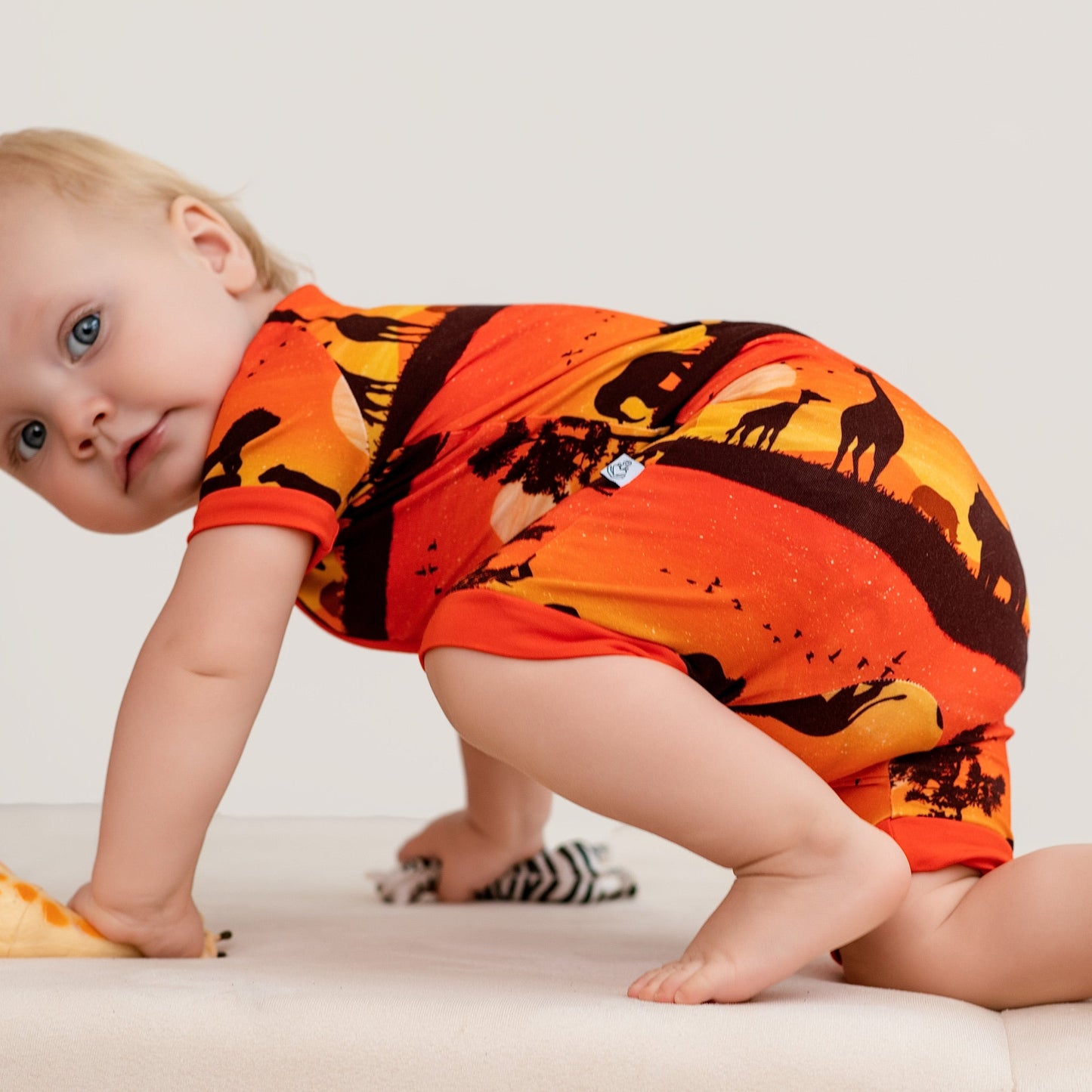 Sunset Safari | Bamboo Shorty Romper