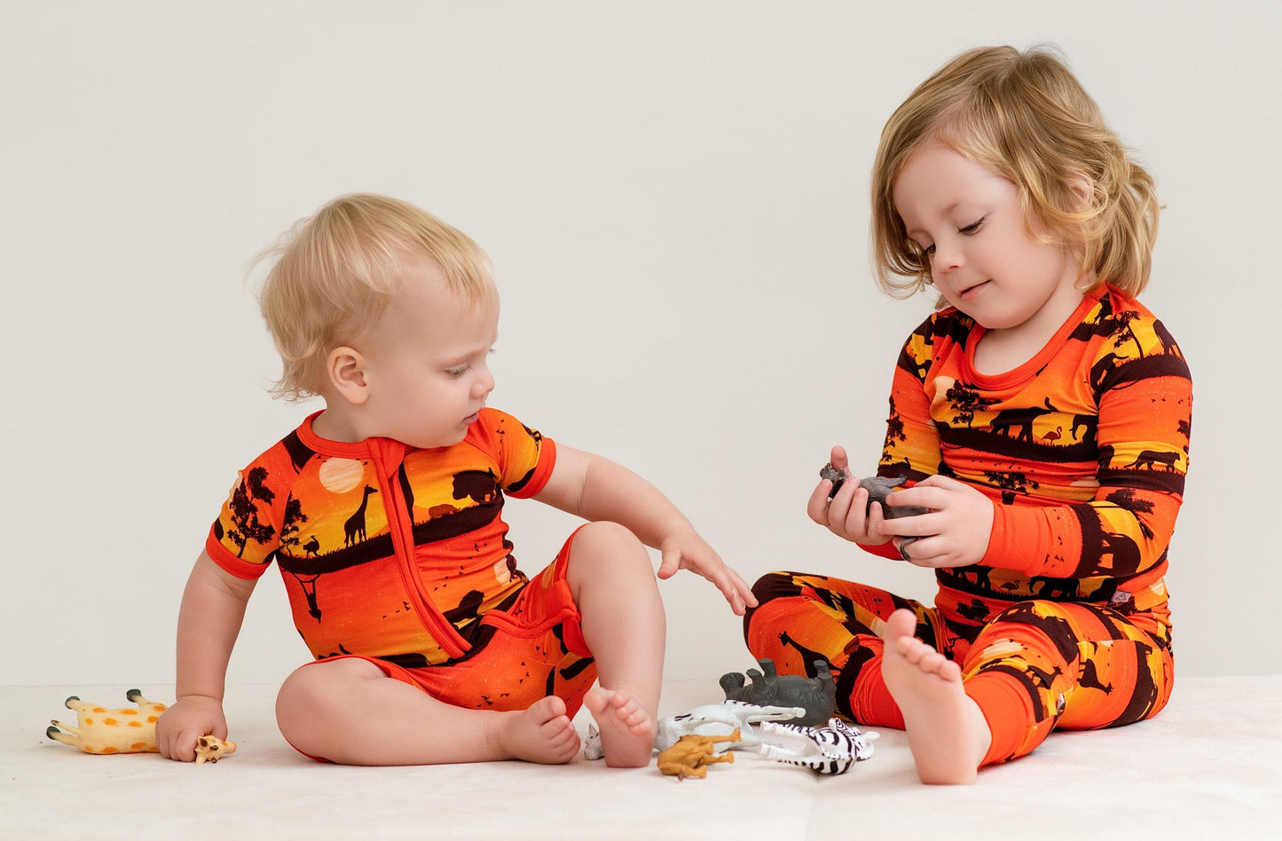 Sunset Safari | Bamboo Shorty Romper