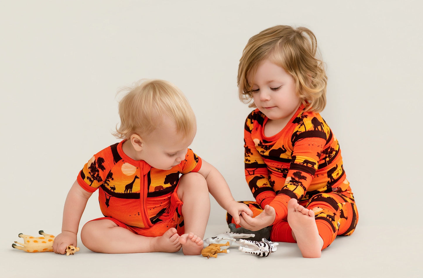 Sunset Safari | Bamboo Shorty Romper