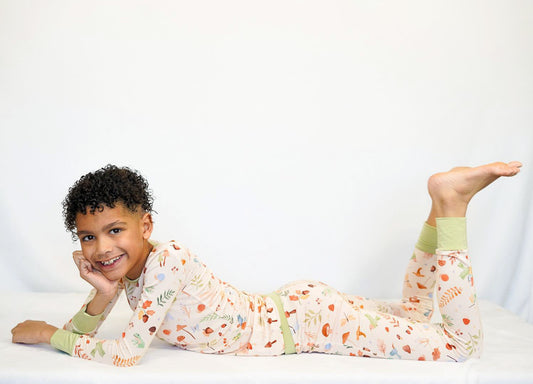 Whimsical Woodland | Two-Piece Bamboo Long Sleeve Toddler & Kids Pajamas