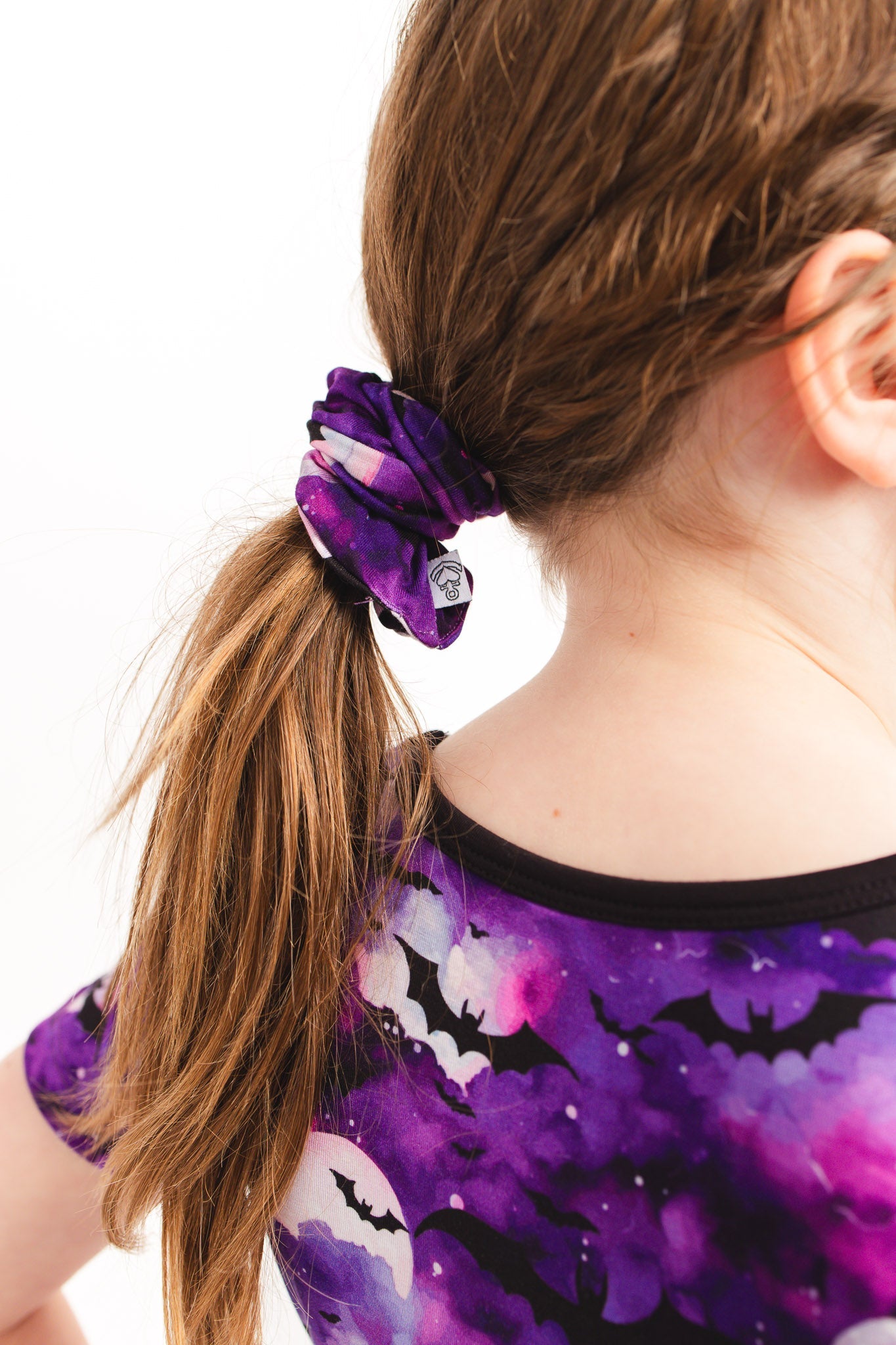 Halloween | Twilight Bats | Bamboo Scrunchie