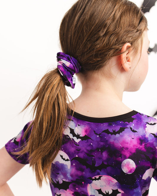 Halloween | Twilight Bats | Bamboo Scrunchie