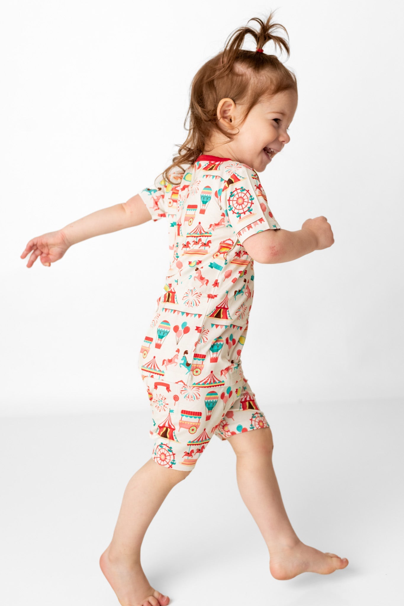 Classic Carnival | Two-Piece Bamboo Short Sleeve Toddler & Kids Apparel Set