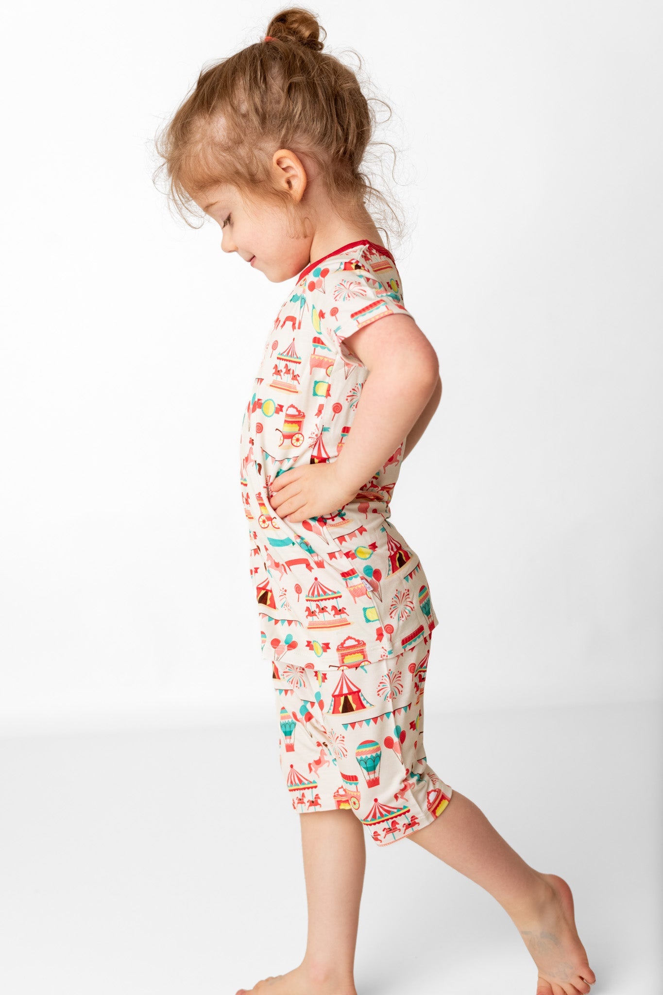 Classic Carnival | Two-Piece Bamboo Short Sleeve Toddler & Kids Apparel Set