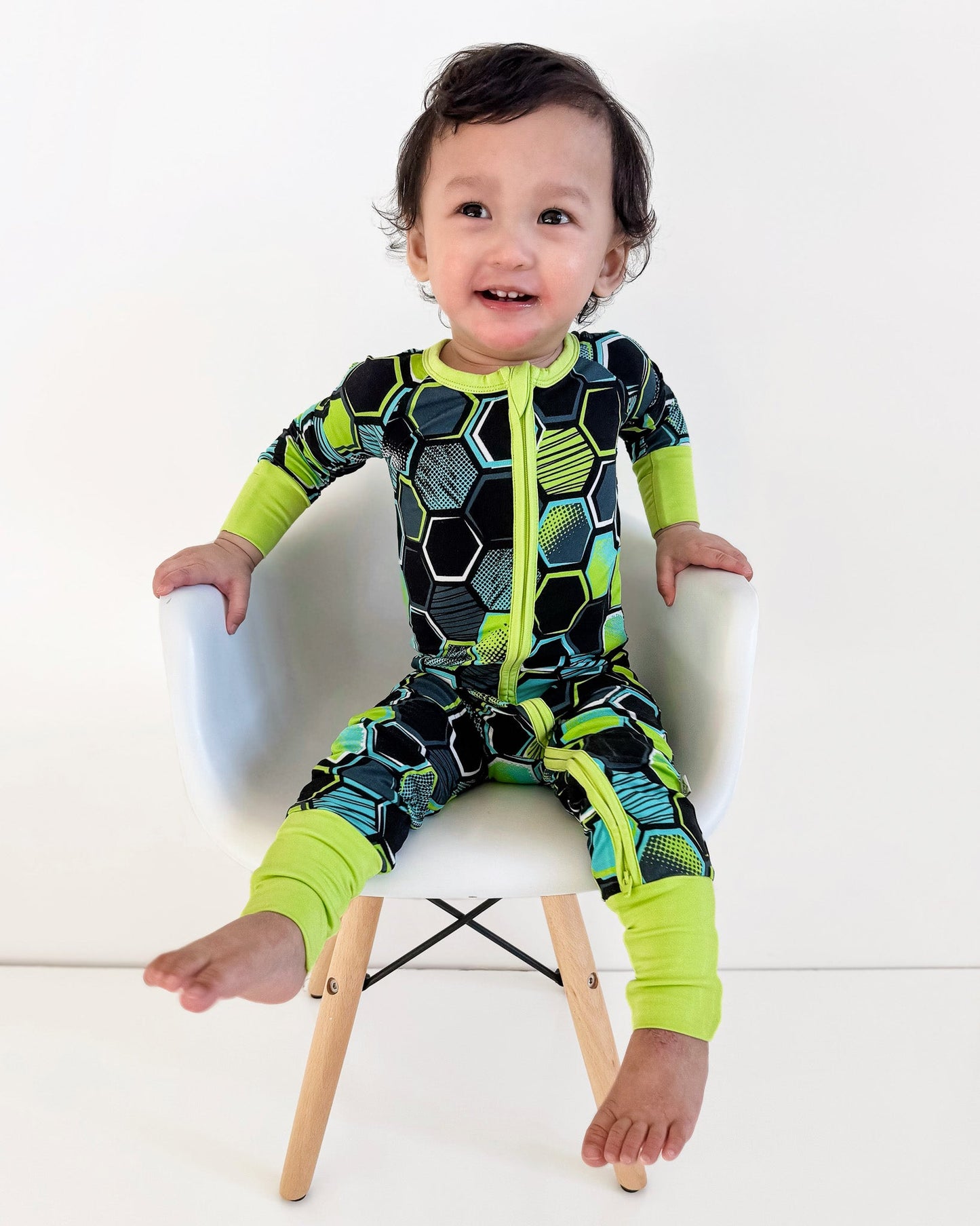 Blitz | Convertible Bamboo Zipper Baby Pajamas