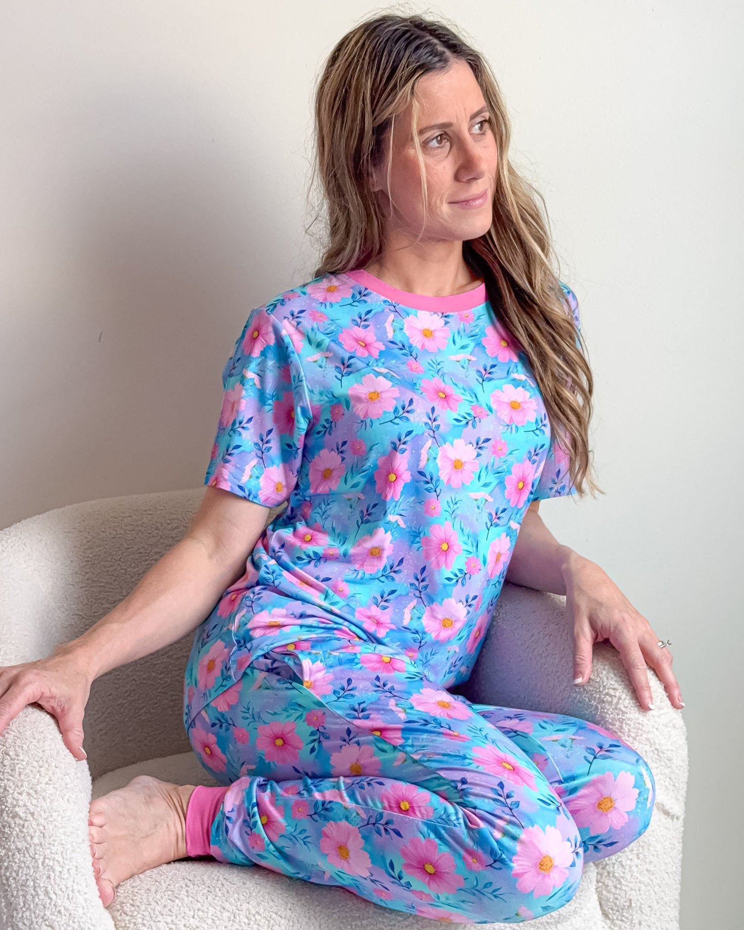 Dreamy Cosmos | Women's Bamboo Jogger Pajama Pants