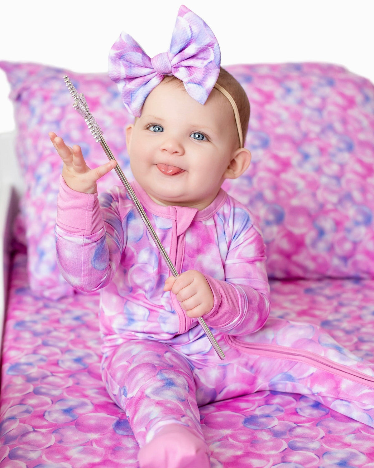 Wicked Cute | Bubbles | Bamboo Full Fitted Sheet