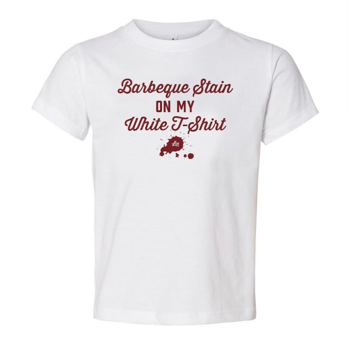 Barbeque Stain on My White T-Shirt Tee