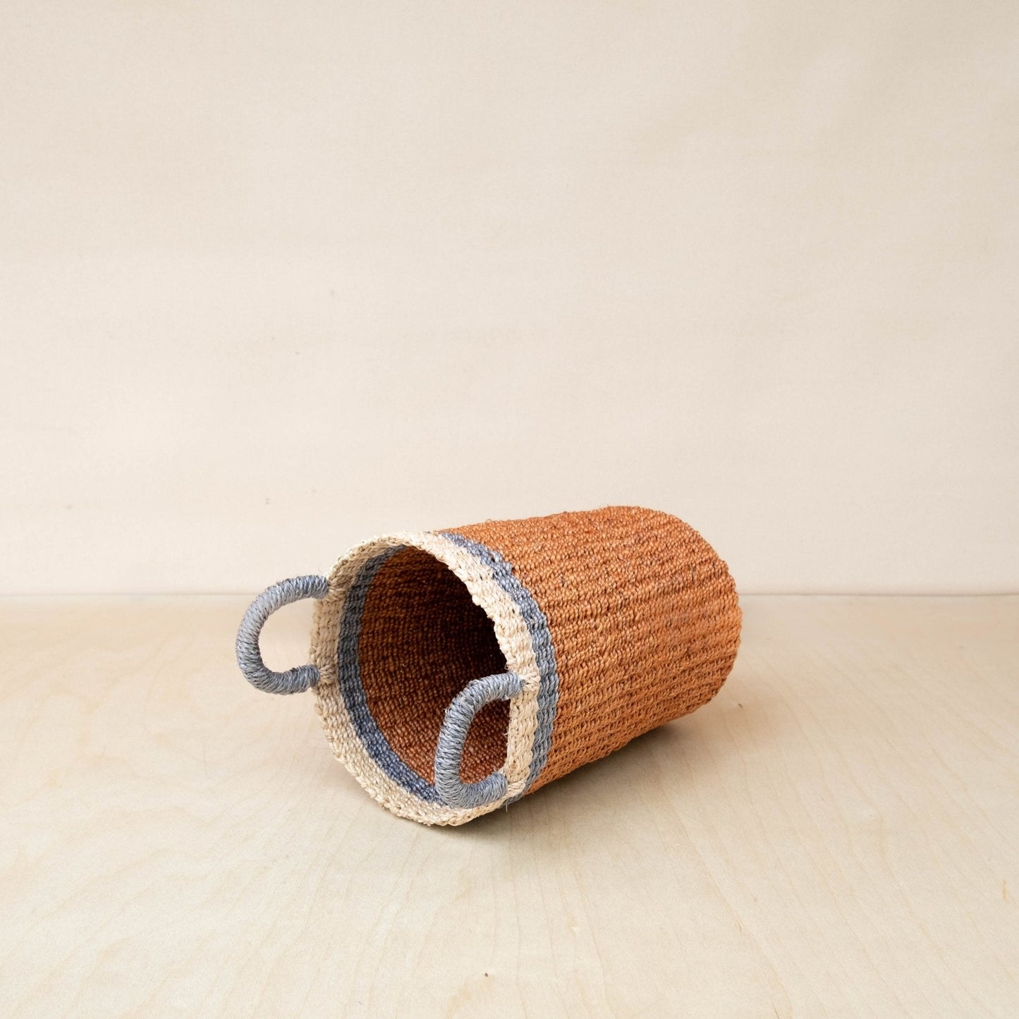 Coral Wicker Basket Vase - Decorative Basket | LIKHÂ