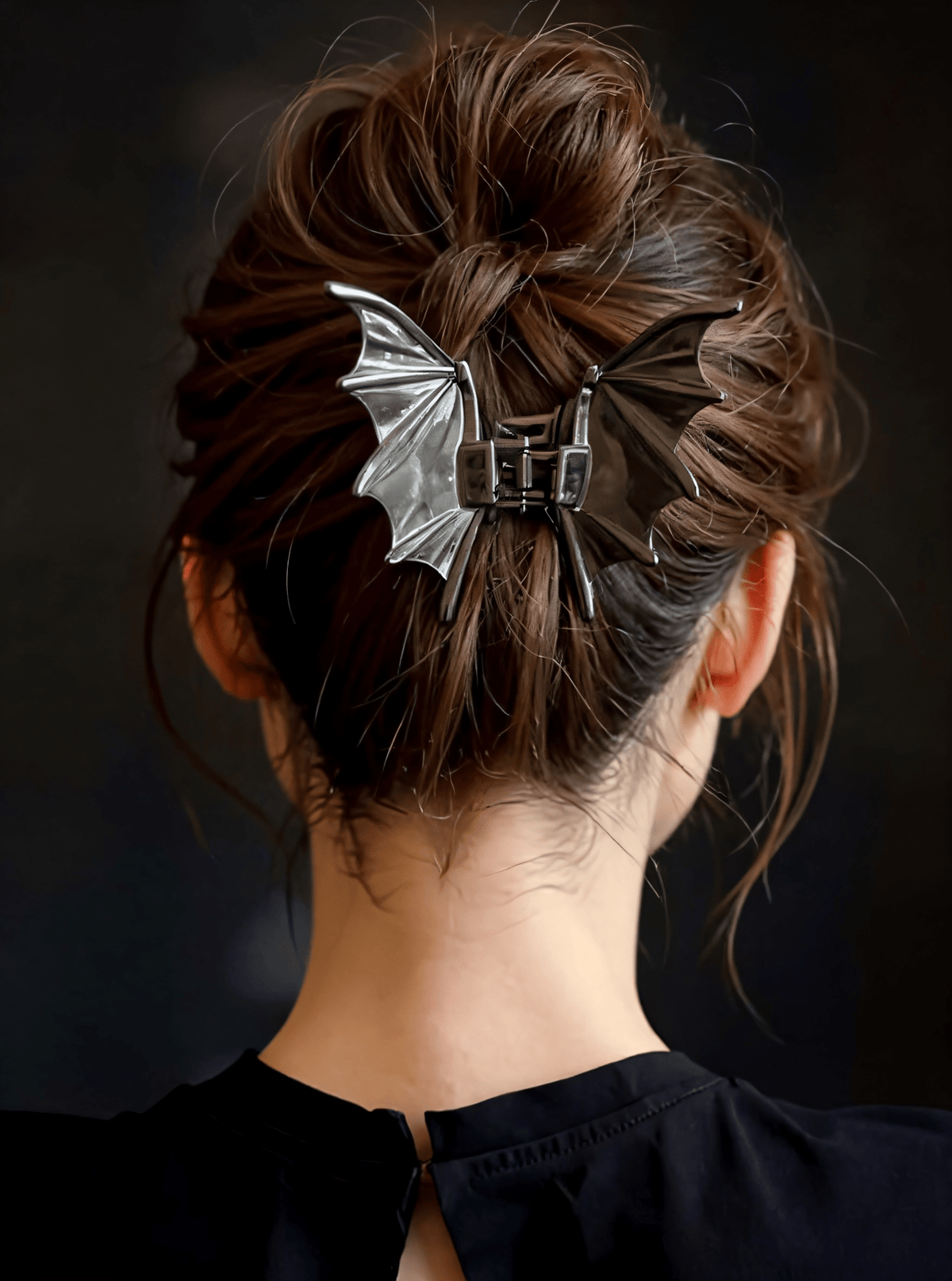 Bat Wing Metal Hair Claw