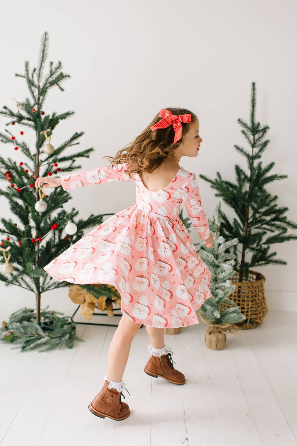 Santa Cocoa Pocket Twirl Dress
