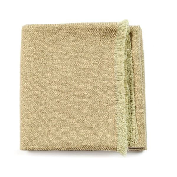 Dandelion Yellow Handloom Merino Light Weight Throw