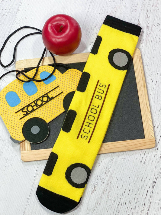 School Bus Tube Socks