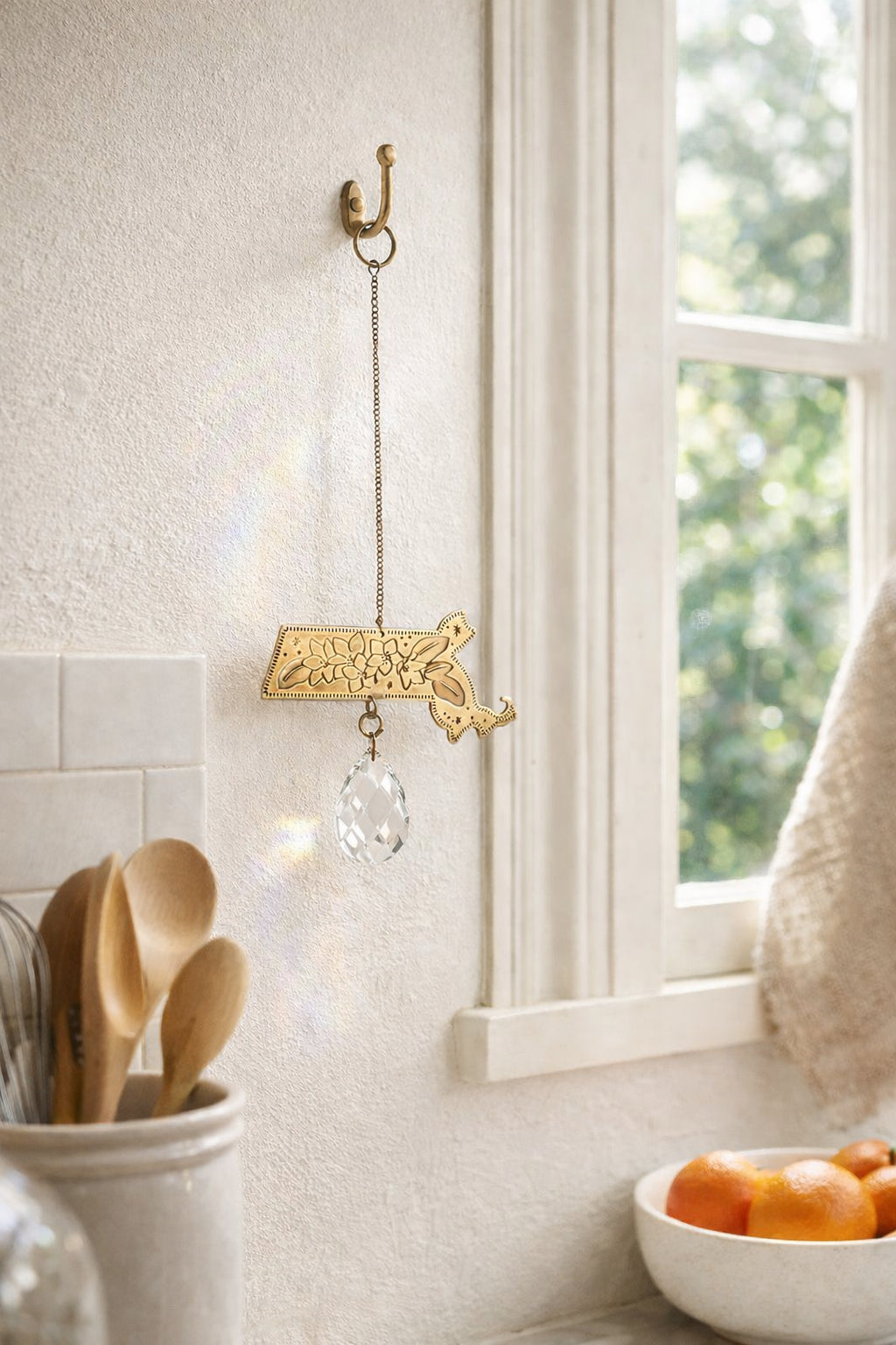 Massachusetts State Mayflower Engraved Suncatcher