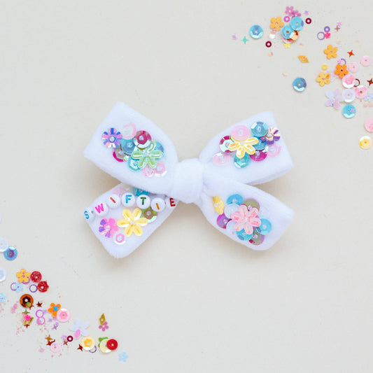 Swiftie Velvet | Sequin Bow