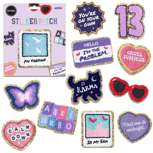 Chenille Sticker Patches - Midnight Vibes Assortment