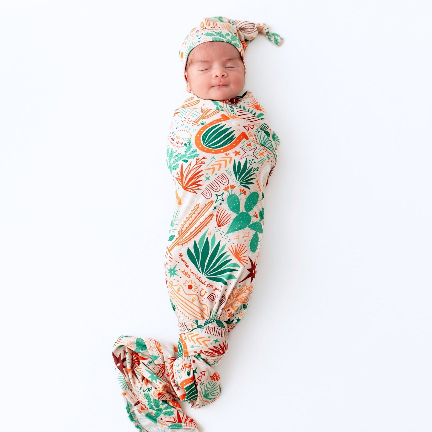 The Forever Swaddle Blanket | Desert Cactus (Beige)