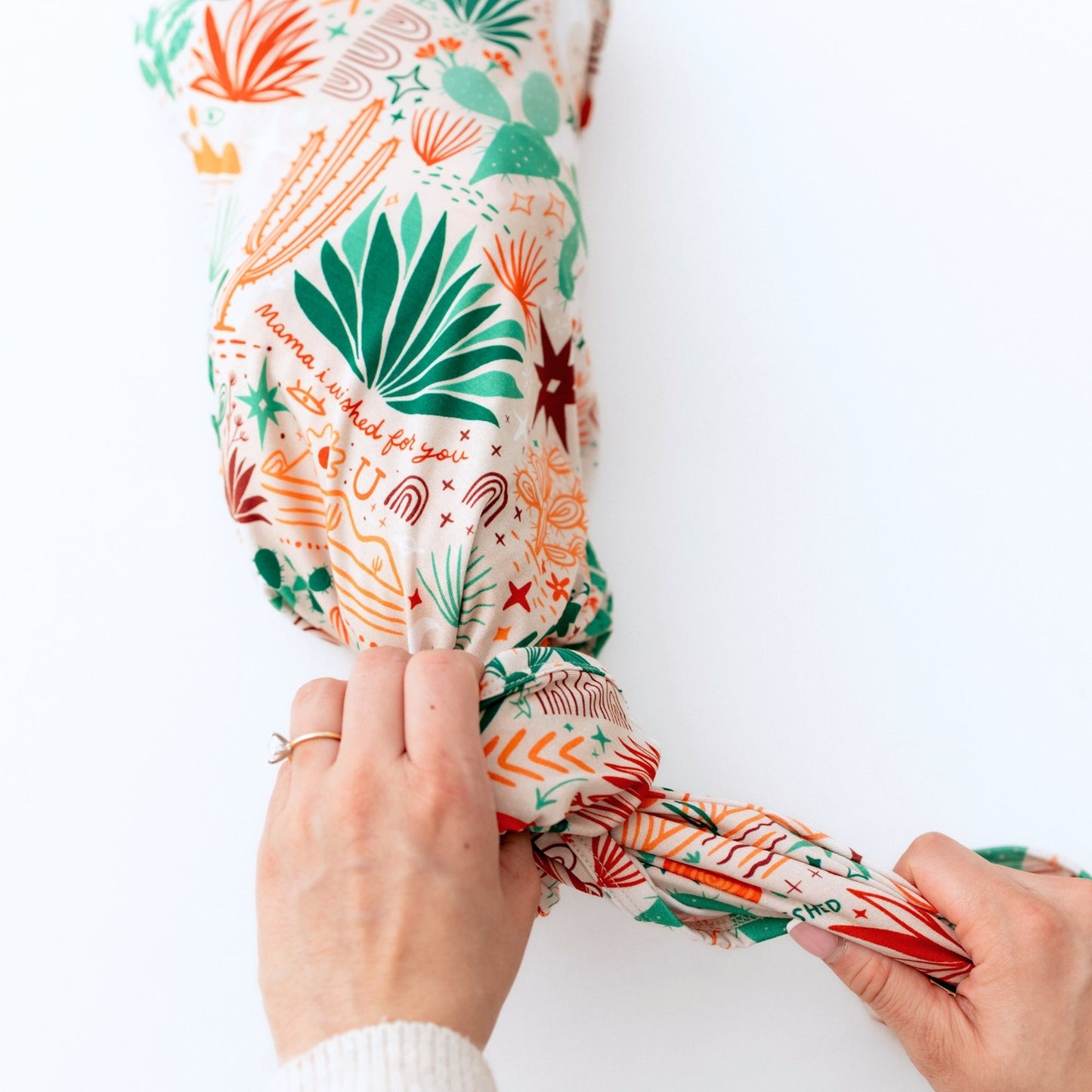 The Forever Swaddle Blanket | Desert Cactus (Beige)