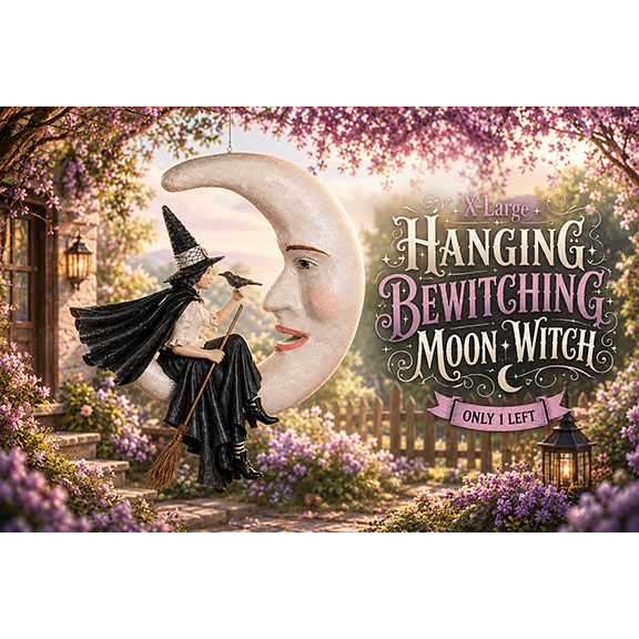 Bewitching Moon Witch by Bethany Lowe Designs