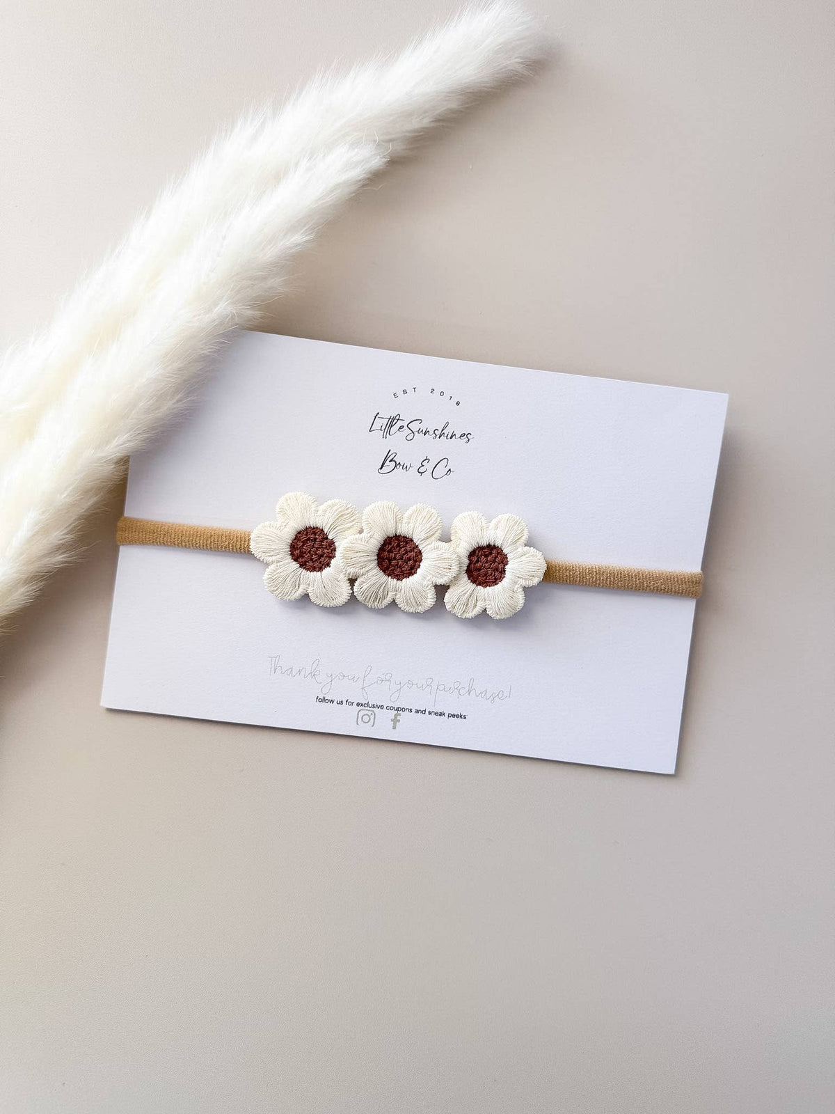 Flower Hair Clips & Nylon Headbands