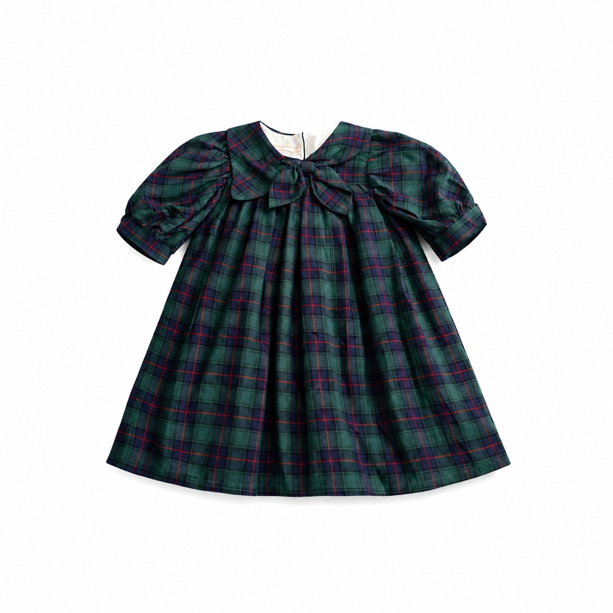 Rosemoor Dress | Heritage Green Tartan Cotton
