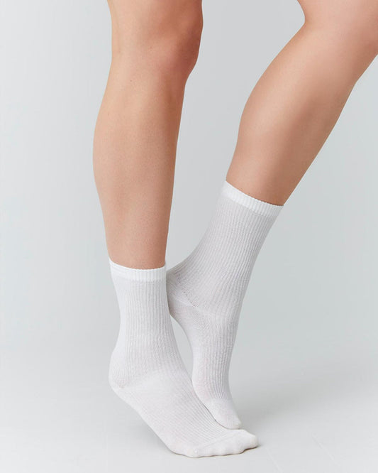 Billy Bamboo Socks - White