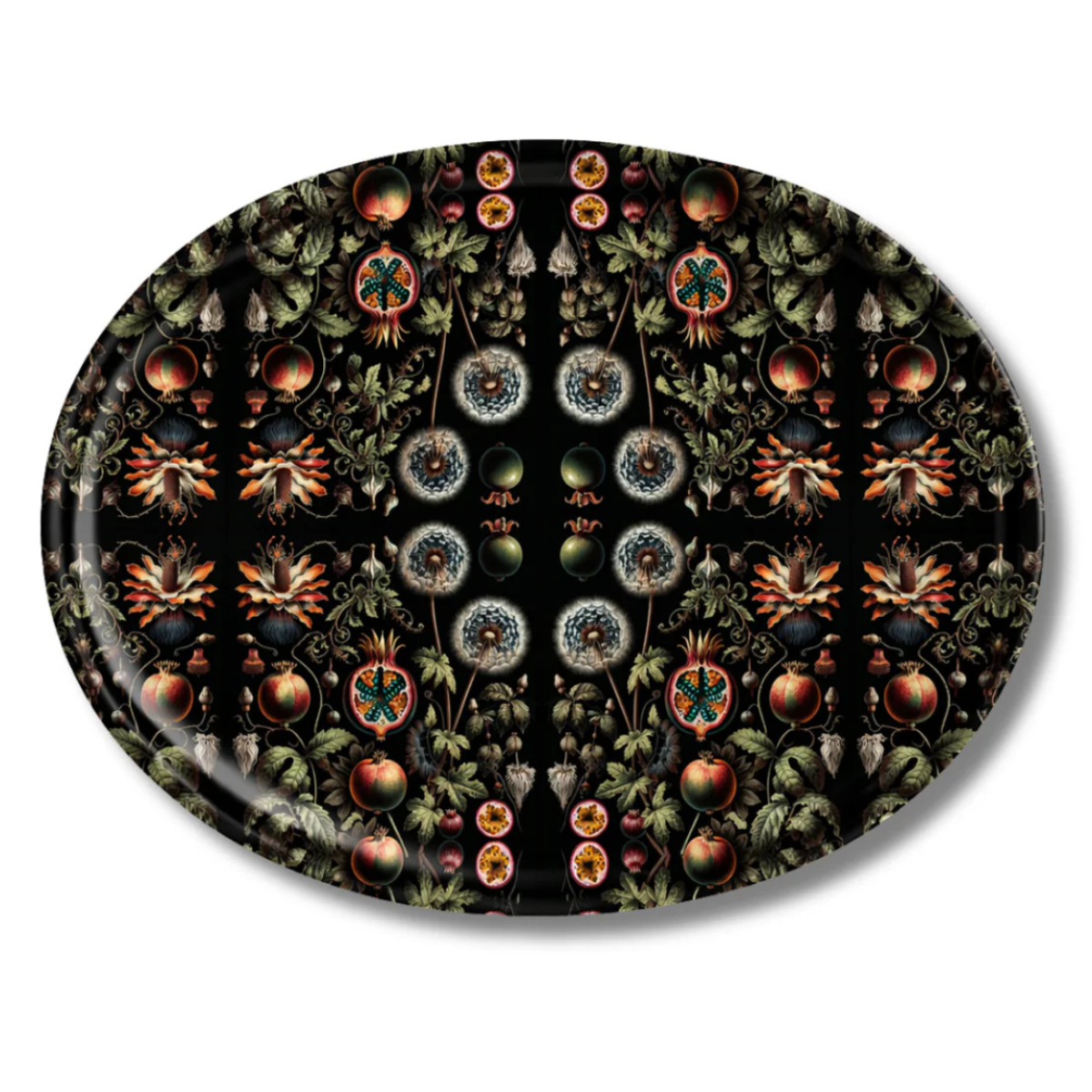 Dandelions Birchwood Decorative Tray - Oval